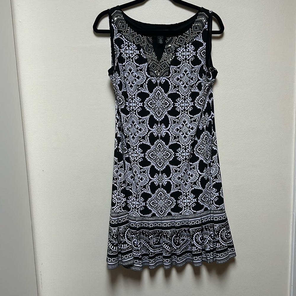 WHBM Paisley Sleeveless Dress